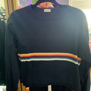 Brandy Melville Rainbow Striped Sweater